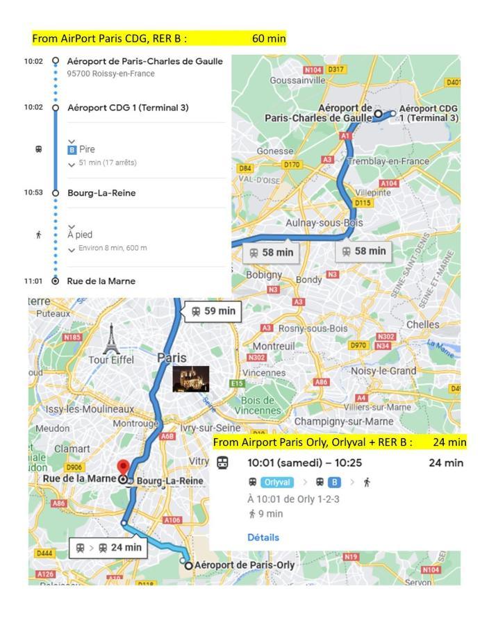 3 Private Rooms Shared Flat In A Villa At Sceaux 600M Rer B Direct To Notre-Dame Luaran gambar